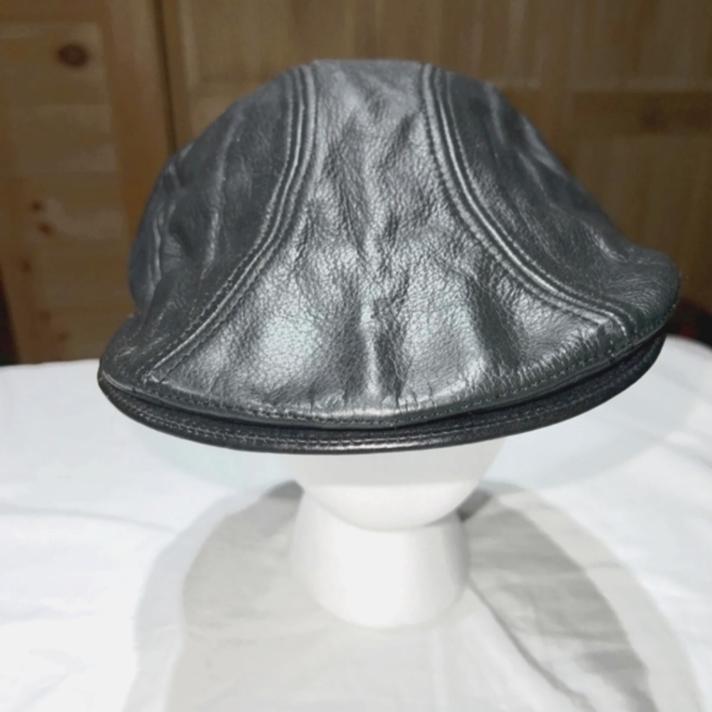 Vintage Wilsons Leather PELLE STUDIO Driver Hat Size S/M